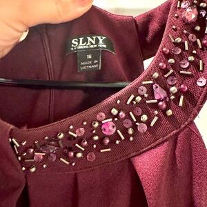 Maroon, SLNY dress paid $100